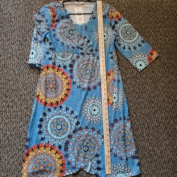 NWT Ekouaer Tribal Chic Swing Dress Size Medium - Picture 10 of 14